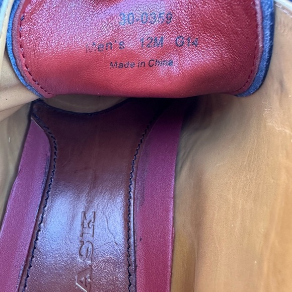 Mens Trask boots. Navy blue suede. - Picture 12 of 12